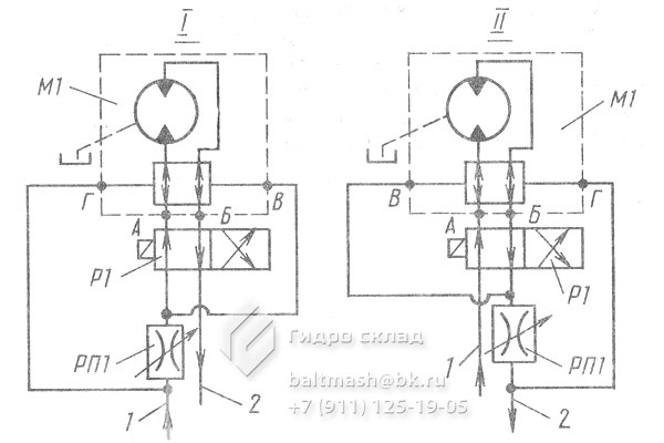 Гидромотор схема подключения